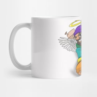 Skateboarding Angel Gnome Mug